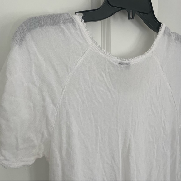 S.R. Fashion Embroidered Shift Tent Dress Dainty White Size L - Picture 7 of 11